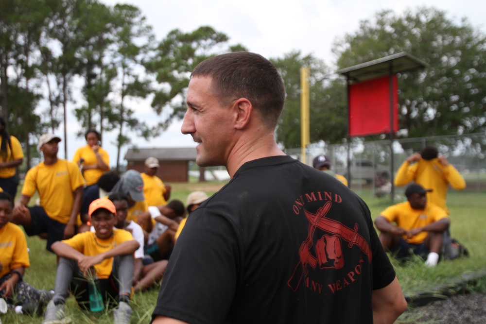 MCLB Albany hosts week-long summer camp for JROTC cadets