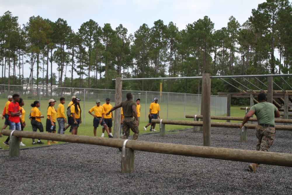 MCLB Albany hosts week-long summer camp for JROTC cadets