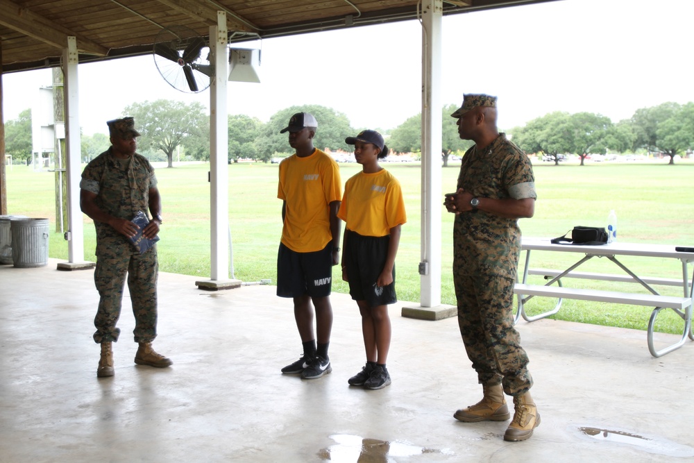 MCLB Albany hosts week-long summer camp for JROTC cadets