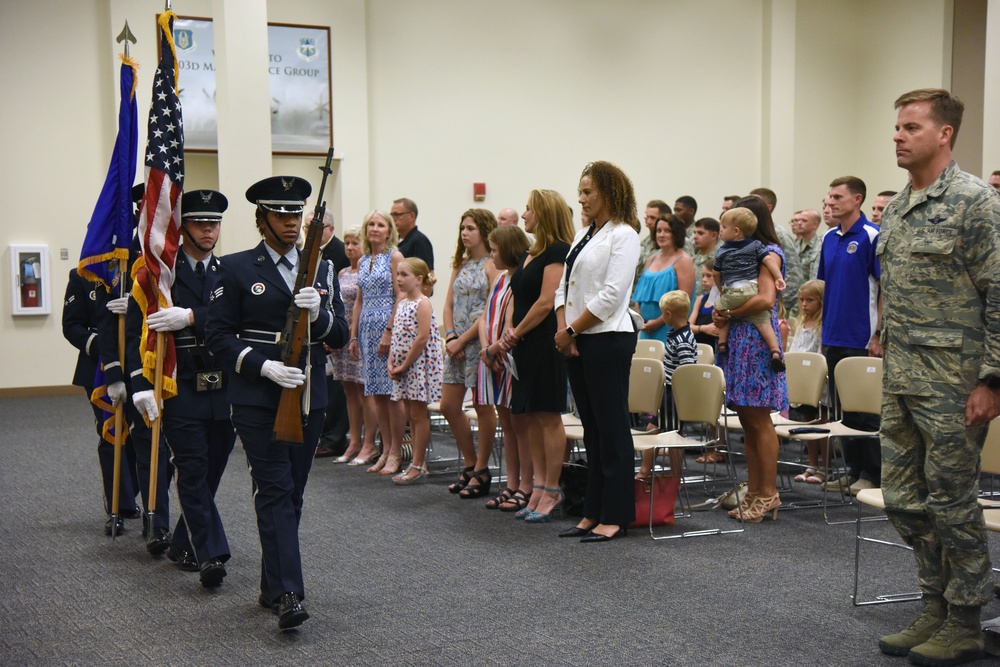 333rd TRS welcomes new commander