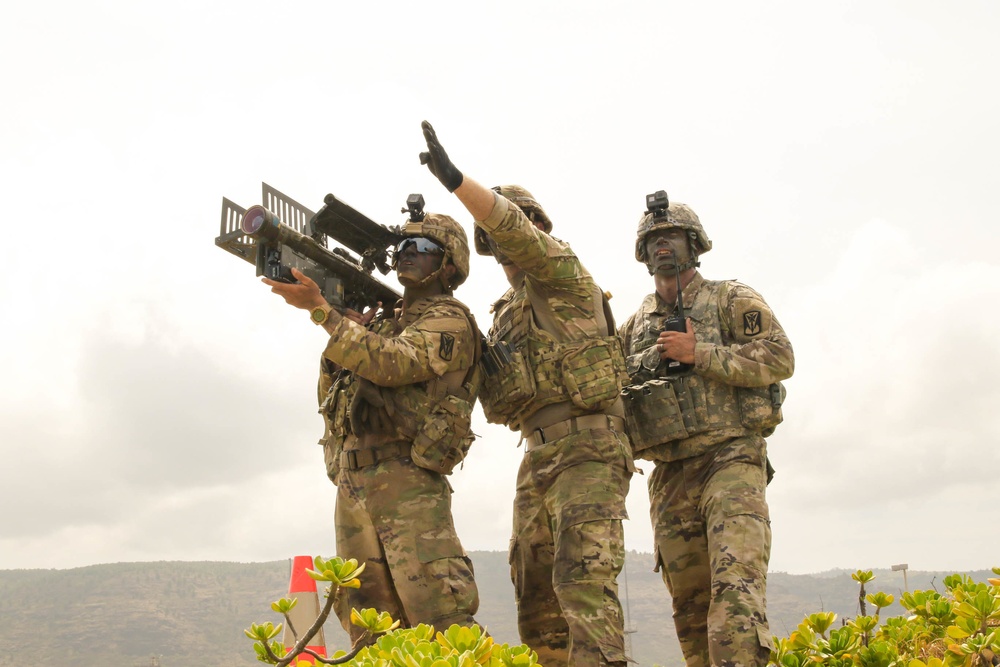 Army trains with Avenger air defense system during RIMPAC