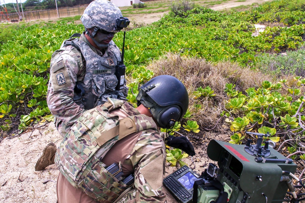 Army trains with Avenger air defense system during RIMPAC