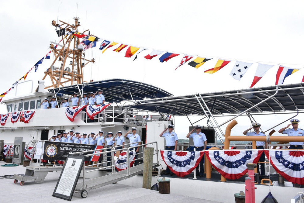 Coast Guard Commissions Cutter Nathan Bruckenthal