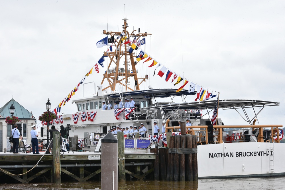 Coast Guard Commissions Cutter Nathan Bruckenthal