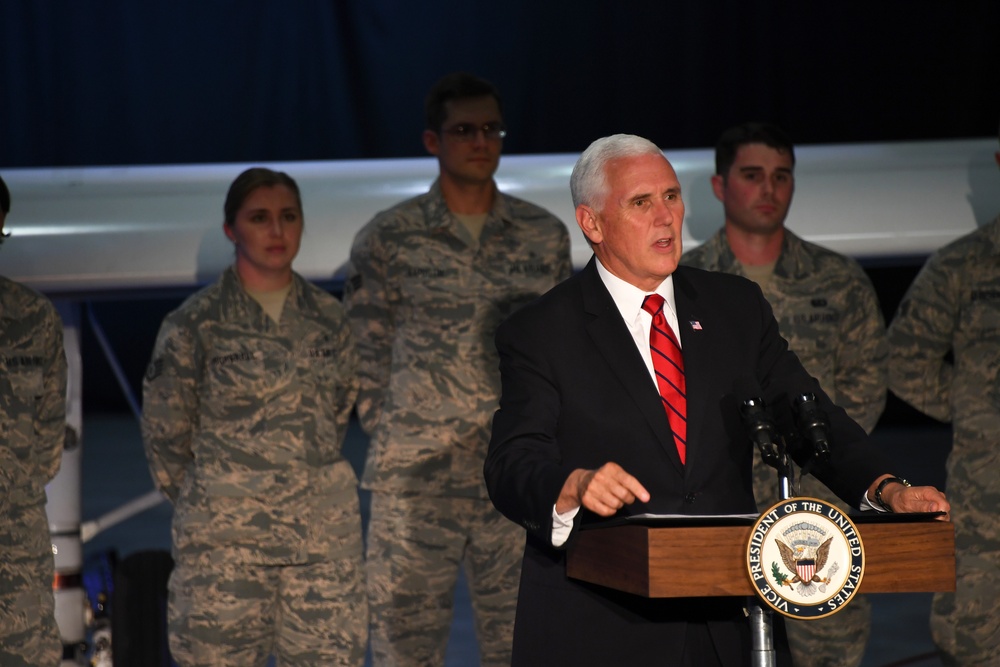 Vice president of the United States visits 319th Air Base Wing