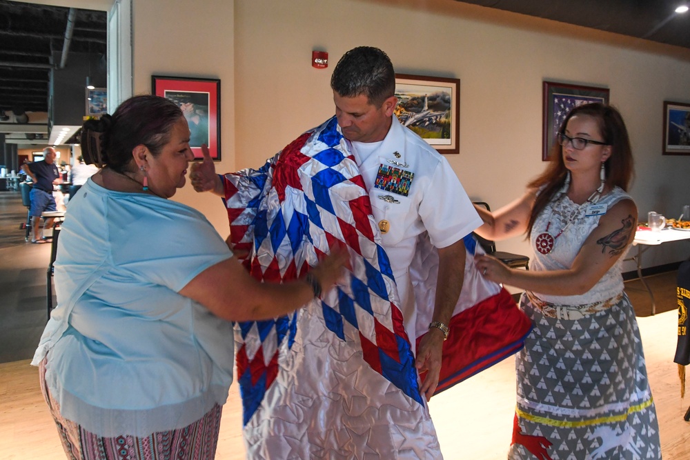 Force Master Chief James Osborne Meets with Members of Fargo's Native American Commission