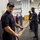 Sailors Aboard GHWB Handle POTS line Sailors Aboard GHWB Handle POTS line