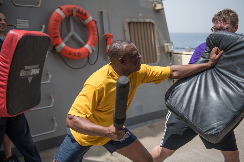 OC spray on USS Jason Dunham (DDG 109)