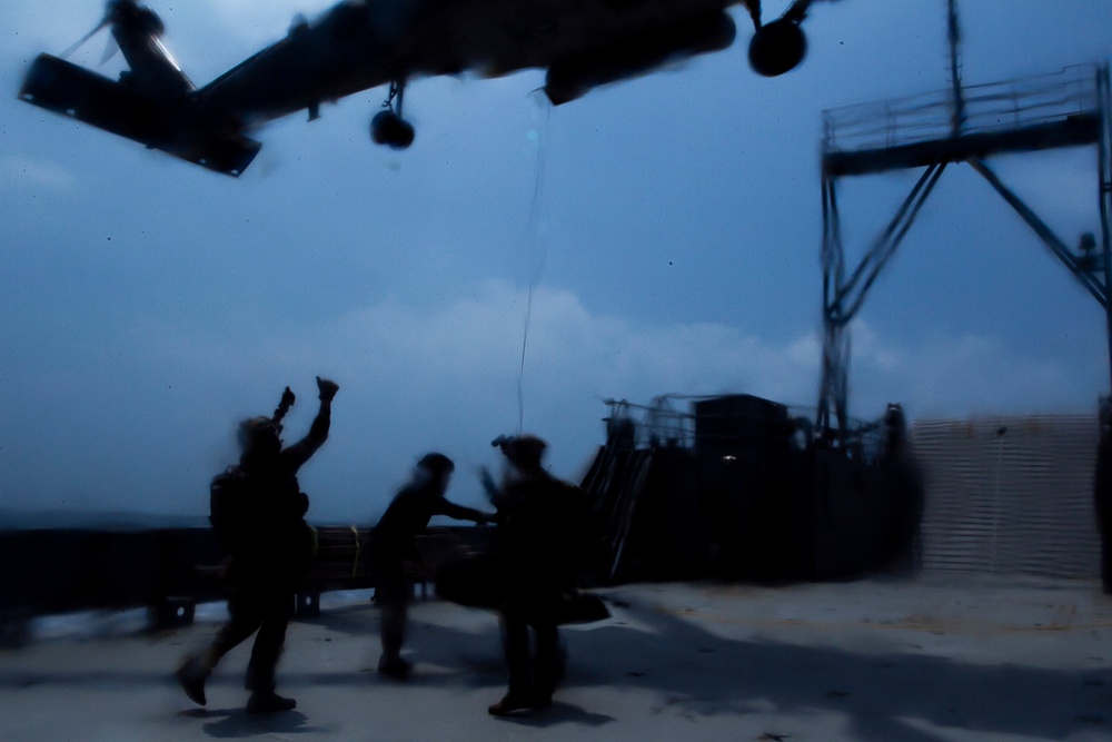 31st MEU MRF raids from the sea, air