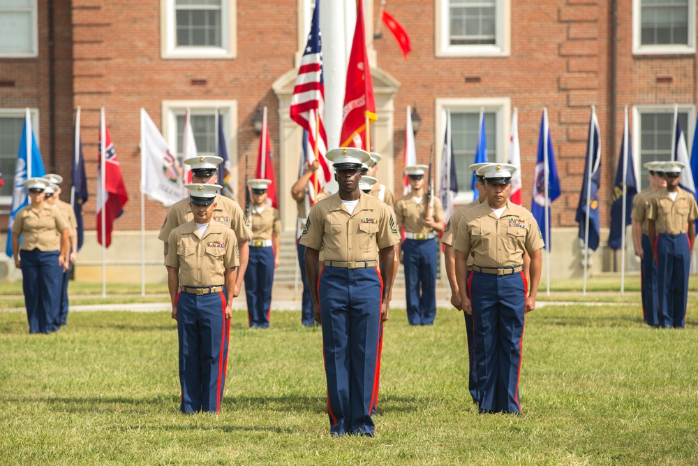 Master Gunnery Sgt. Andre Mayhue's Retirement Ceremony