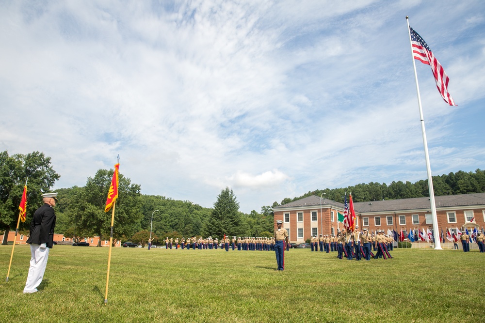 Master Gunnery Sgt. Andre Mayhue's Retirement Ceremony
