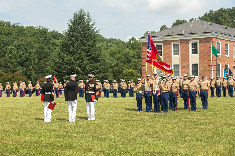 Master Gunnery Sgt. Andre Mayhue's Retirement Ceremony