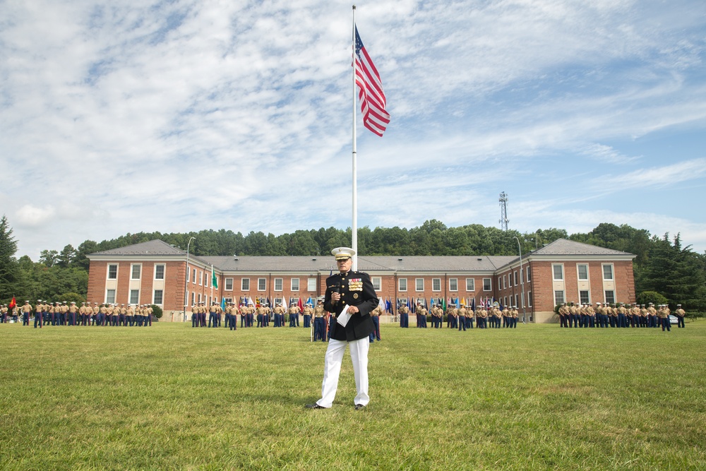 Master Gunnery Sgt. Andre Mayhue's Retirement Ceremony