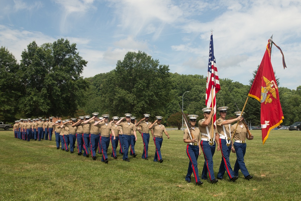 Master Gunnery Sgt. Andre Mayhue's Retirement Ceremony