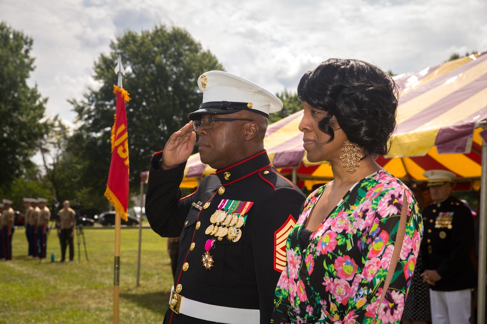 Master Gunnery Sgt. Andre Mayhue's Retirement Ceremony