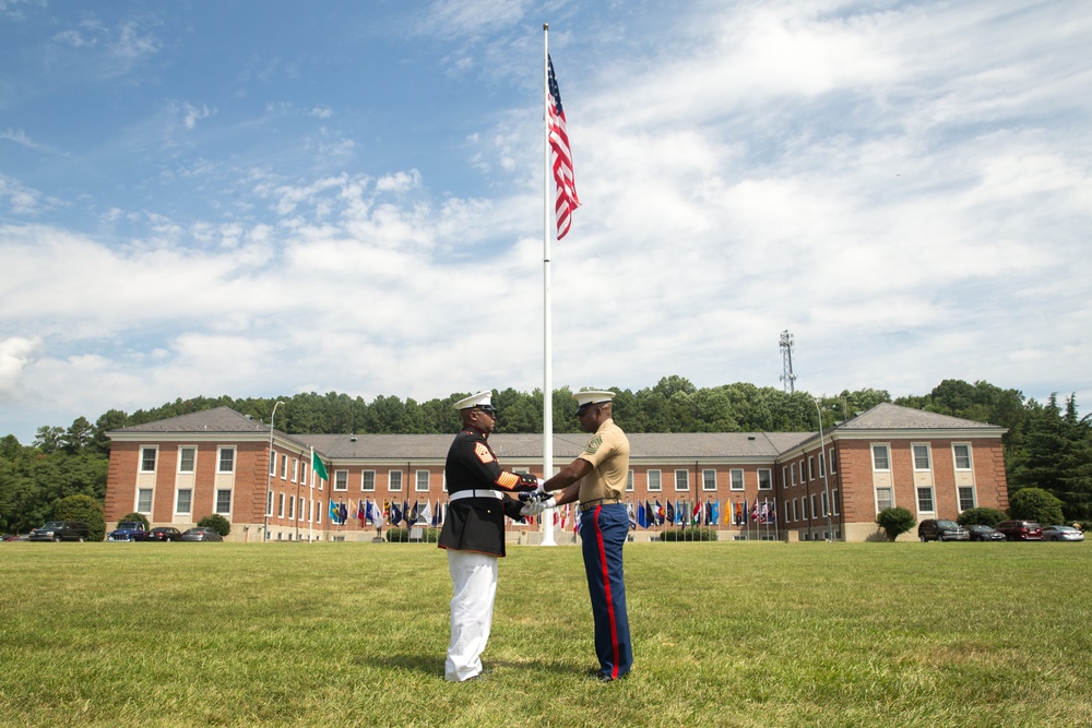 Master Gunnery Sgt. Andre Mayhue's Retirement Ceremony
