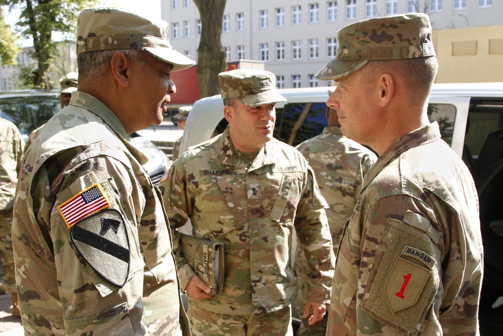 US Army G4's top general visits 1ID in Poland