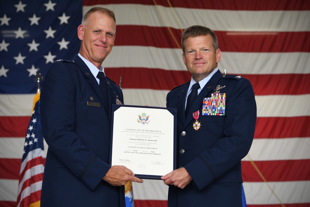 Col. Gates retires after 30 years of service