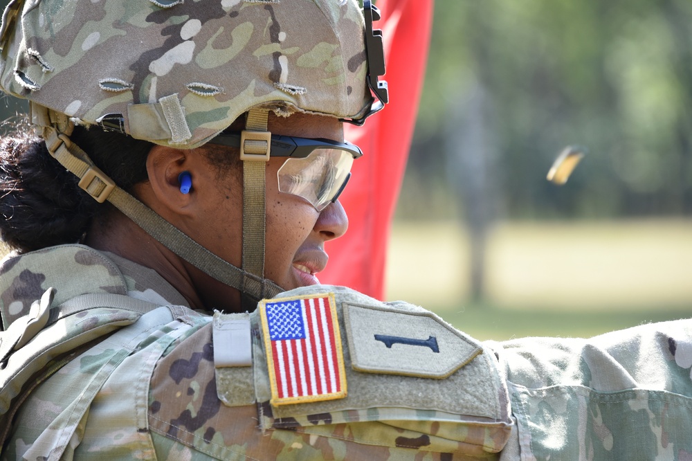 German army reserve weapons training with 18th CSSB