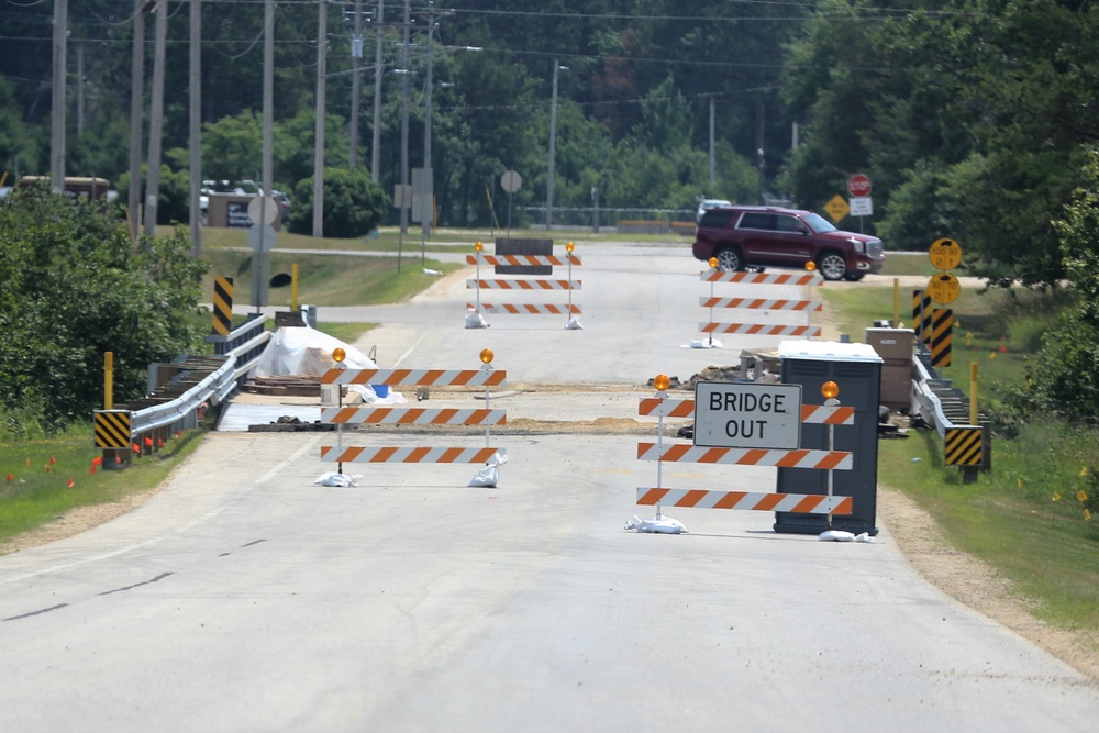 Fort McCoy cantonment area bridges receive repairs, maintenance