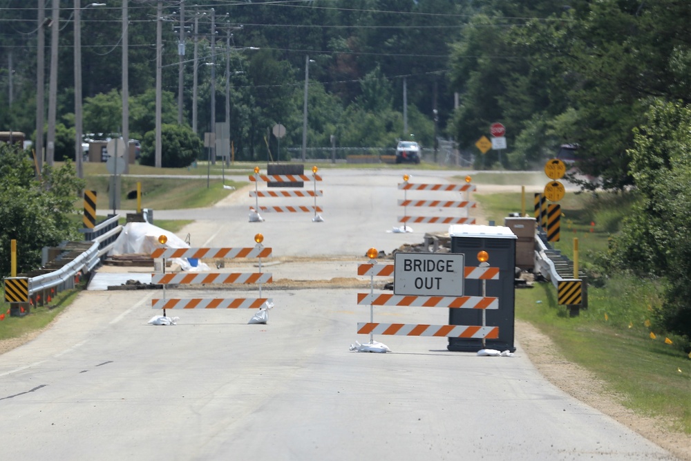 Fort McCoy cantonment area bridges receive repairs, maintenance