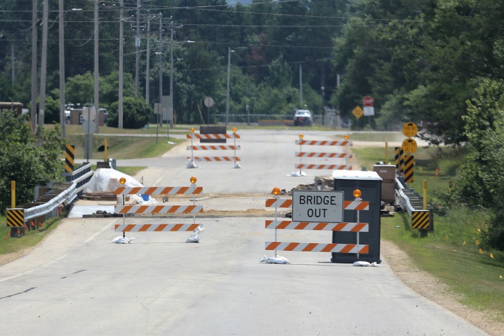 Fort McCoy cantonment area bridges receive repairs, maintenance