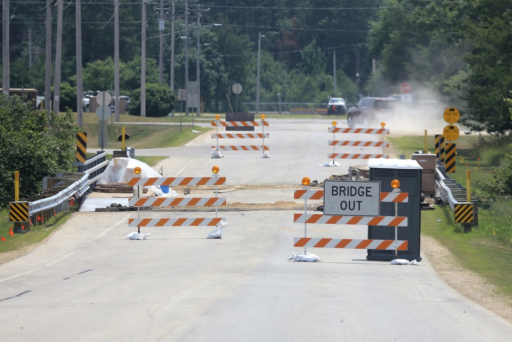 Fort McCoy cantonment area bridges receive repairs, maintenance