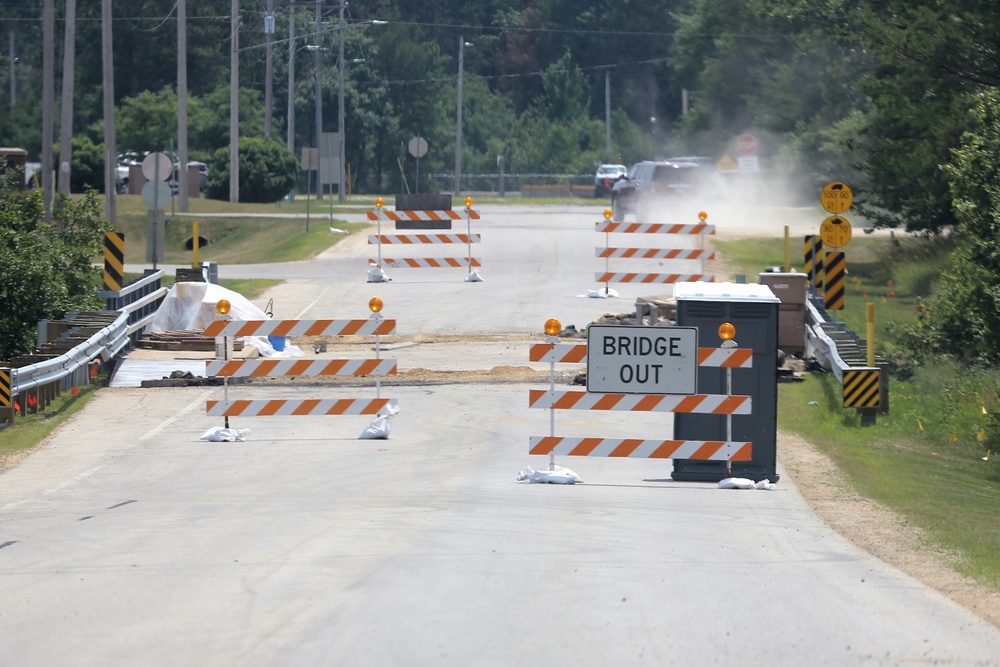 Fort McCoy cantonment area bridges receive repairs, maintenance