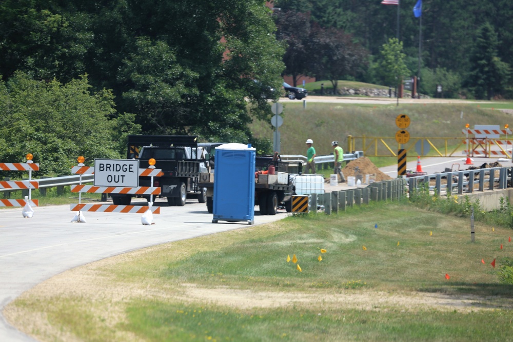 Fort McCoy cantonment area bridges receive repairs, maintenance