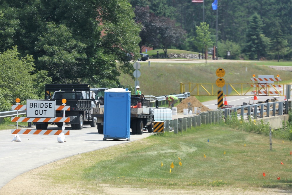 Fort McCoy cantonment area bridges receive repairs, maintenance