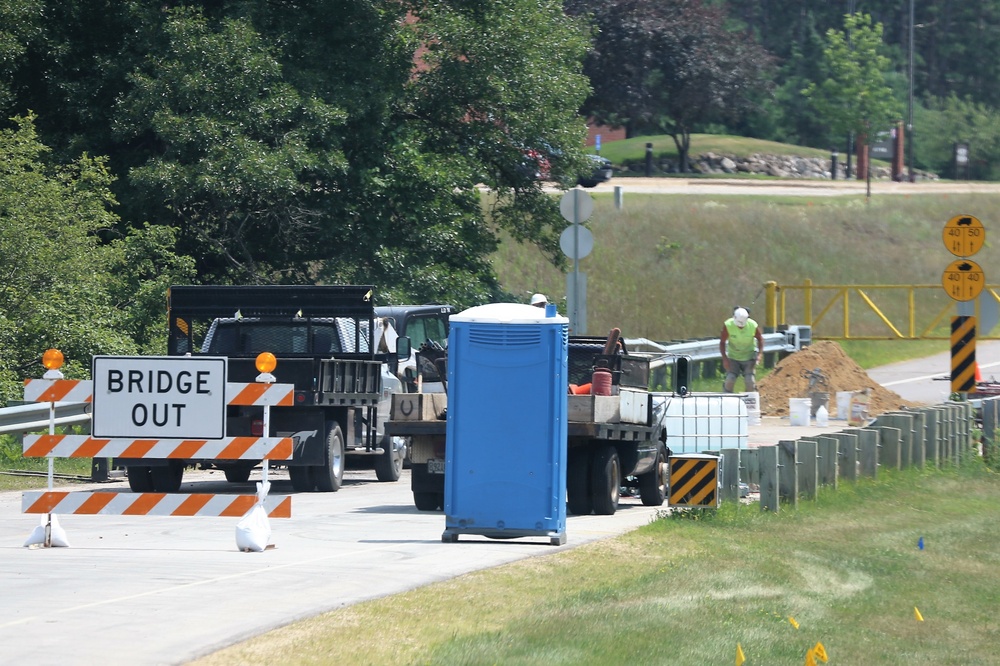 Fort McCoy cantonment area bridges receive repairs, maintenance