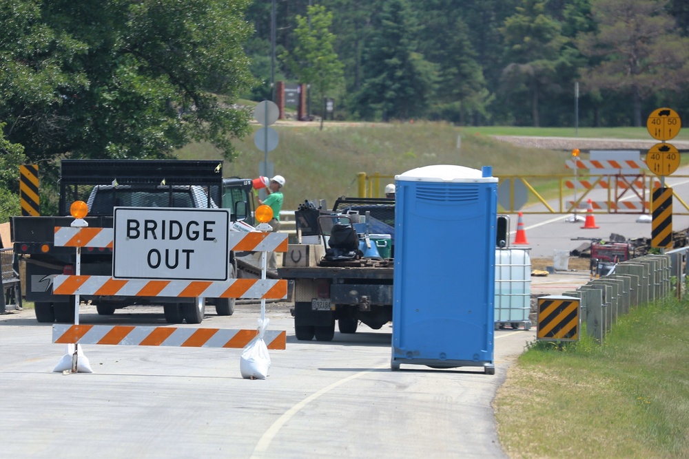 Fort McCoy cantonment area bridges receive repairs, maintenance