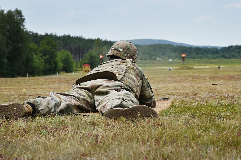 German army reserve weapons training with 18th CSSB