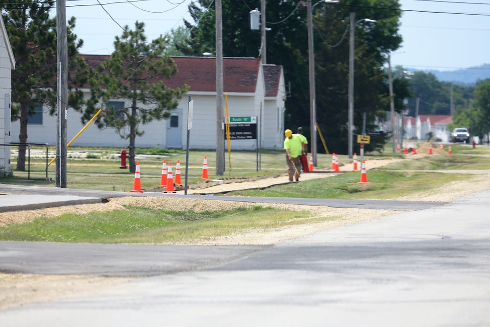 Construction operations at Fort McCoy