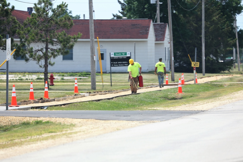 Construction operations at Fort McCoy