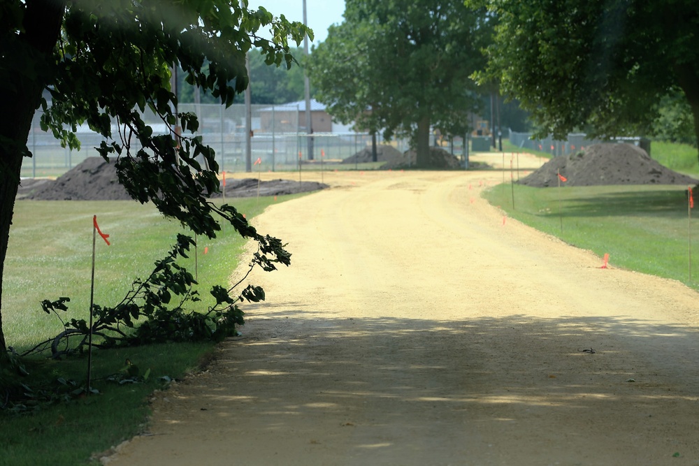 Construction operations at Fort McCoy