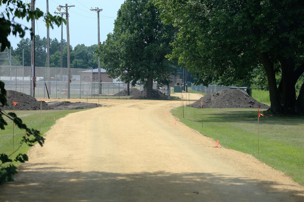 Construction operations at Fort McCoy