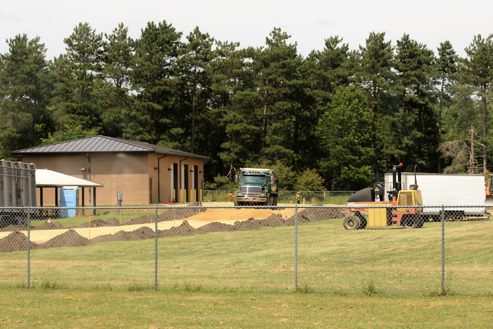 Construction operations at Fort McCoy