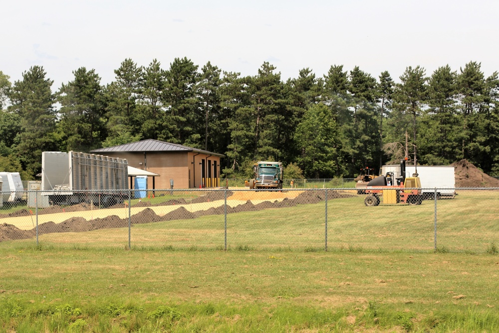 Construction operations at Fort McCoy