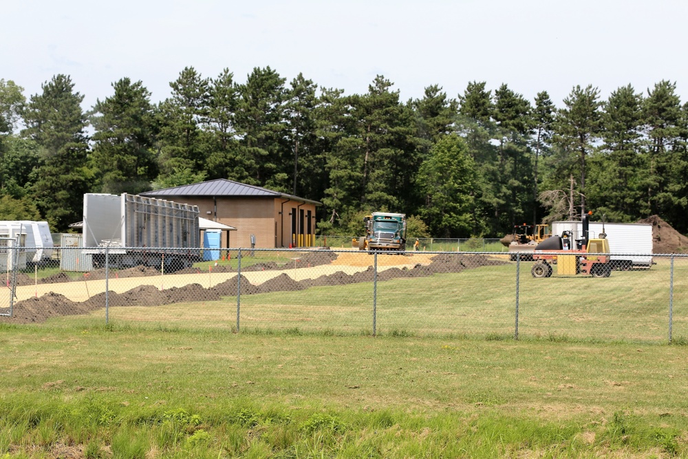 Construction operations at Fort McCoy