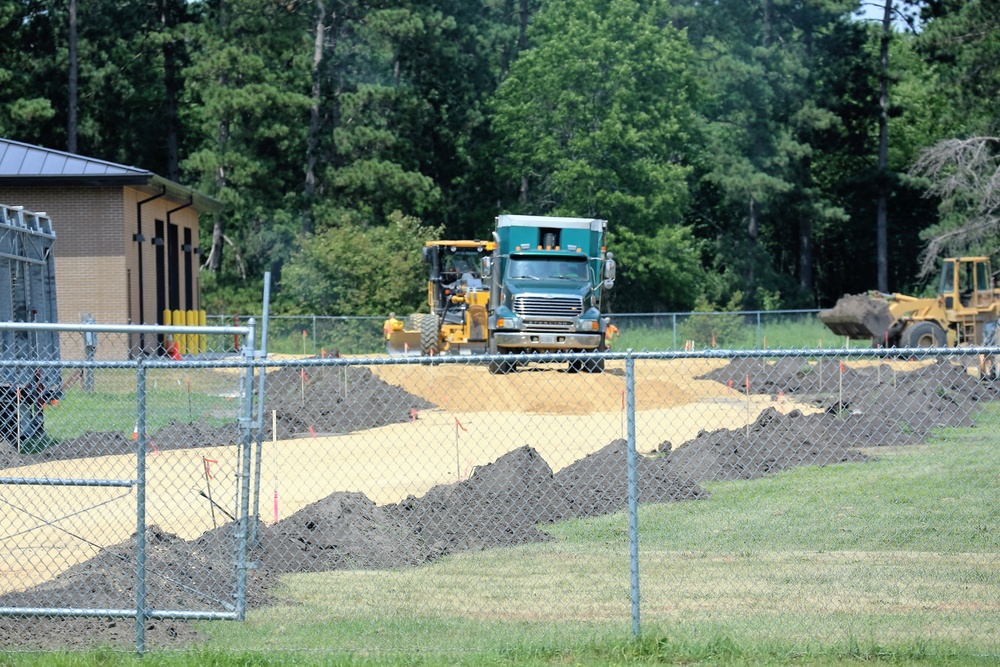 Construction operations at Fort McCoy