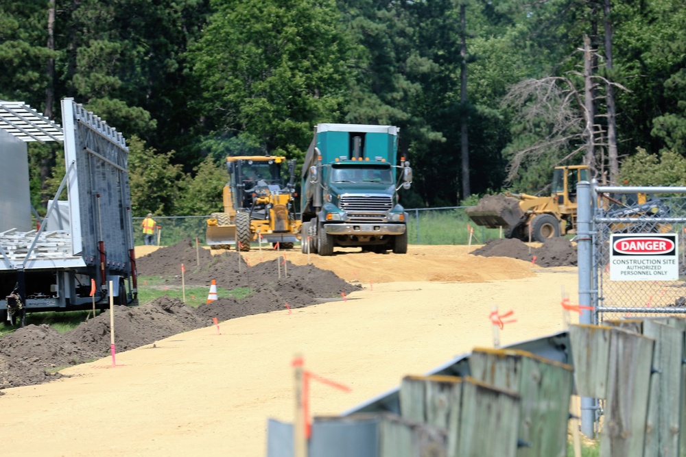 Construction operations at Fort McCoy