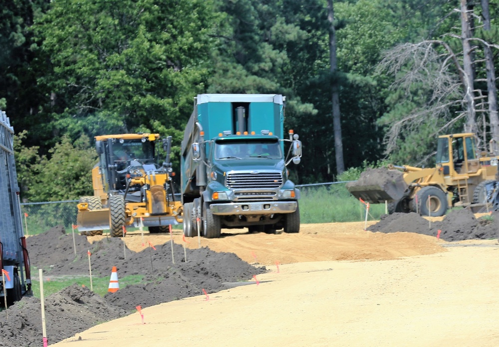 Construction operations at Fort McCoy