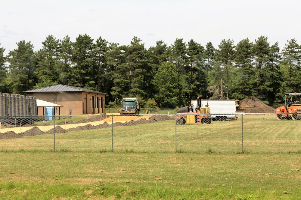 Construction operations at Fort McCoy