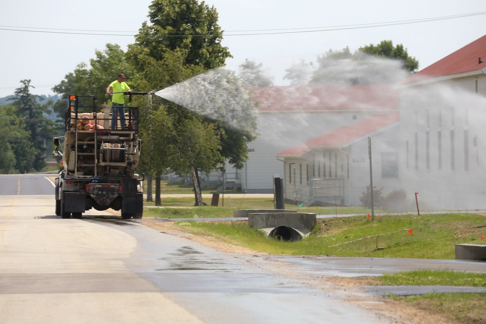 Construction operations at Fort McCoy