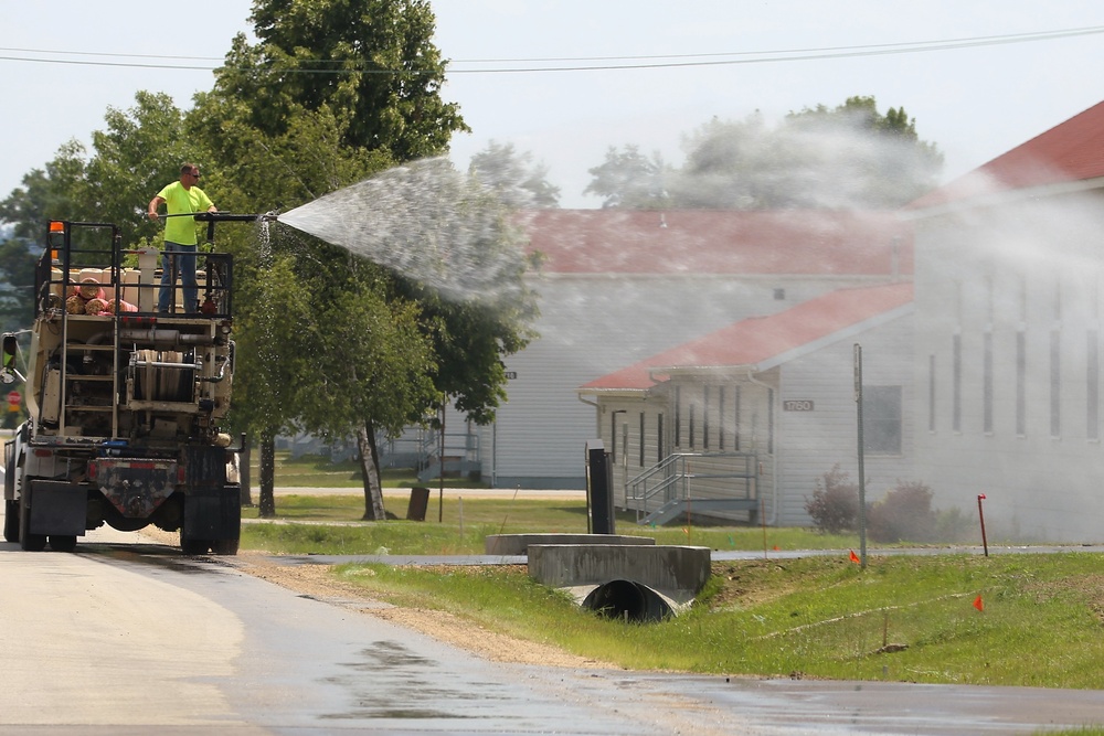 Construction operations at Fort McCoy