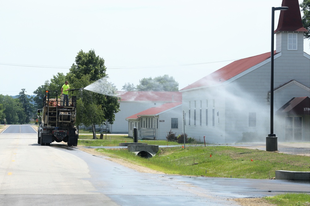 Construction operations at Fort McCoy