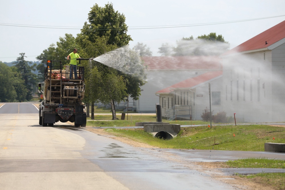 Construction operations at Fort McCoy