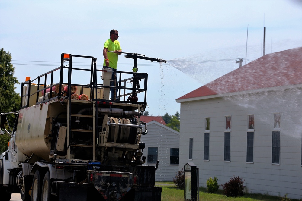 Construction operations at Fort McCoy