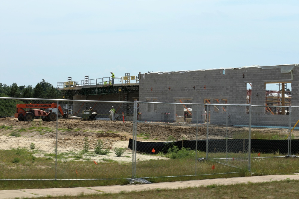 Construction operations at Fort McCoy